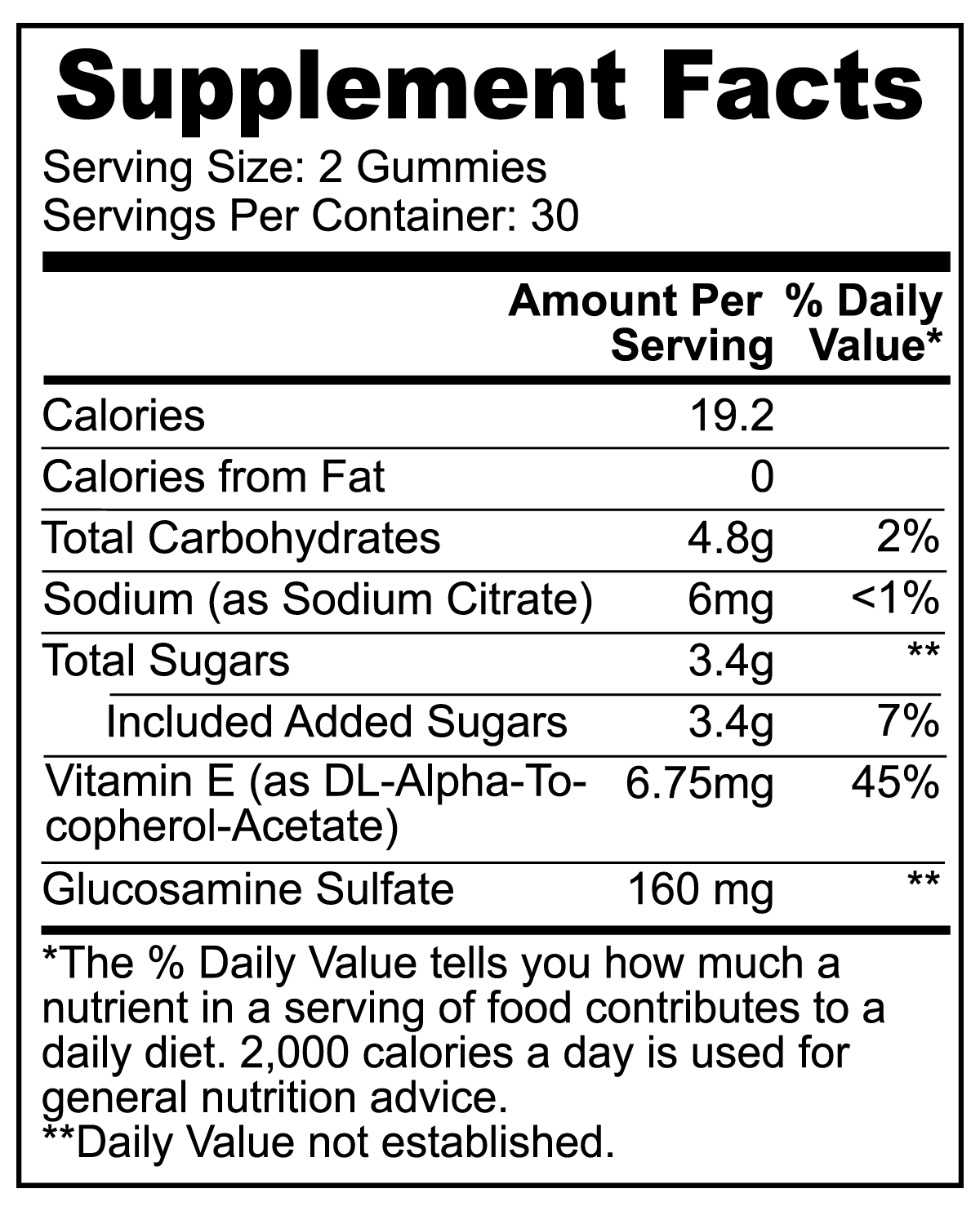 Premium Joint Support Gummies (For Adult)