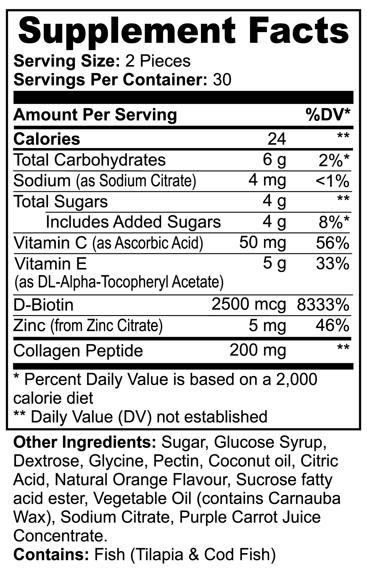 Premium Collagen Gummies (For Adult)