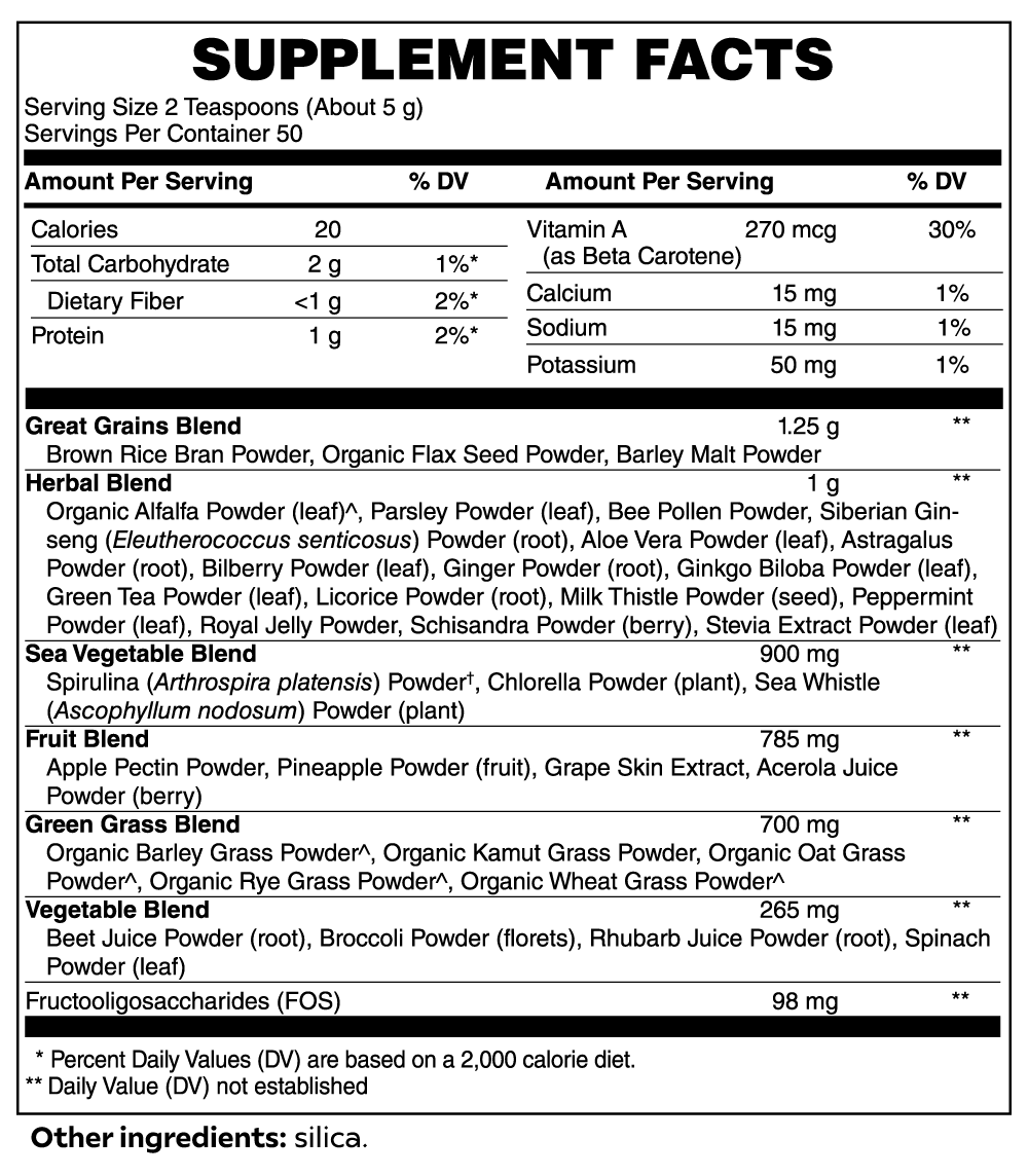 Premium Ultra Cleanse Smoothie Greens