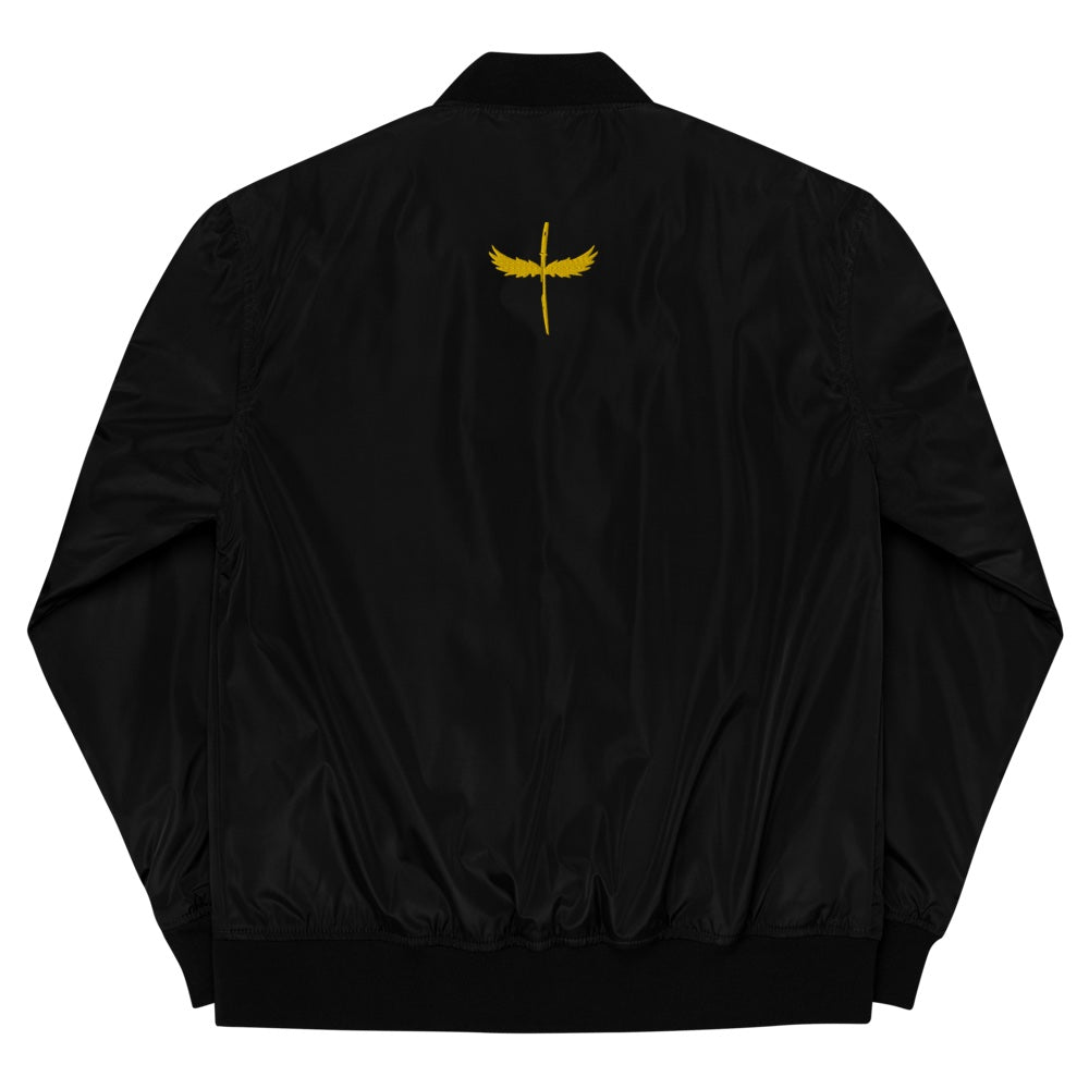 Premium Bomber Jacket BK Yellow