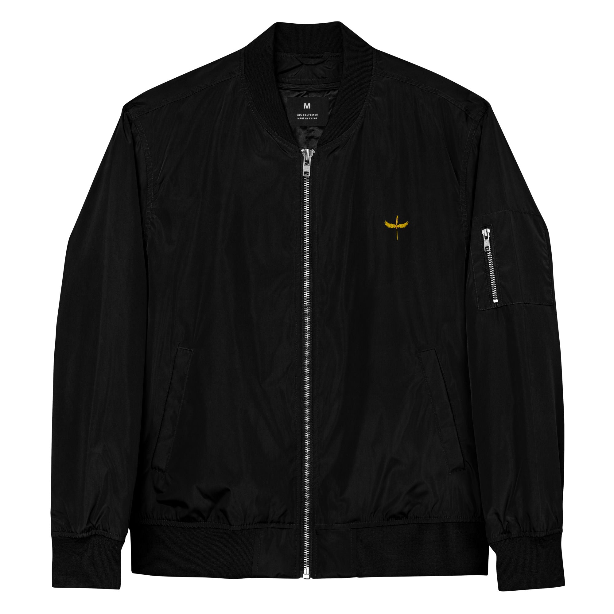 Premium Bomber Jacket BK Yellow
